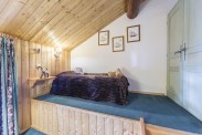 Location chalet chambre avec lit une personne