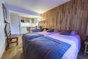 Bedroom of the chalet in val d'isere