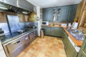 Kitchen in a chalet for rental